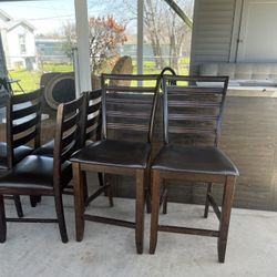 Two High Wood Charis 