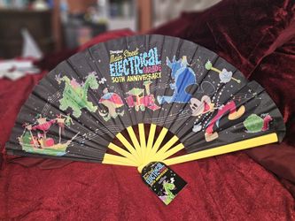 Hong Kong Disneyland 50th anniversary, ELectrical parade, fan.