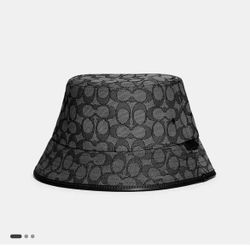 Coach Signature Jacquard Bucket Hat