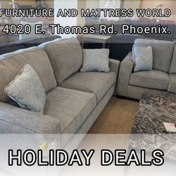 Altari Sofa And Loveseat 