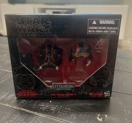 Star Wars Titanium Black Series SF TIE FIGHTER PILOT POE DAMERON Helmets 04