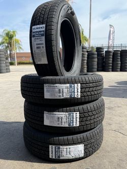 225/65/17 Kumho Solus os taladas y balanceadas las 4 con 60,000 millas de garantía
