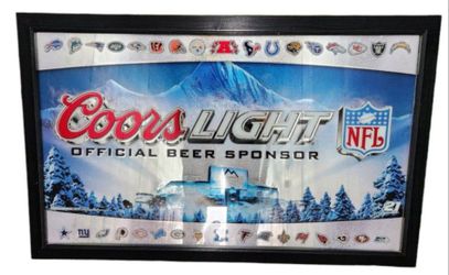 Coors light NFL Mirror