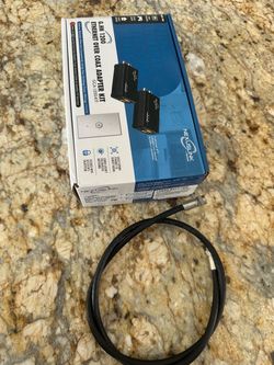 Ethernet over coax adapter kit