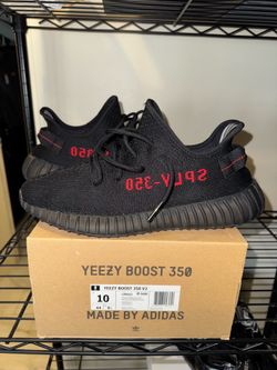Adidas Yeezy Boost 350 V2 Black Red Sz10