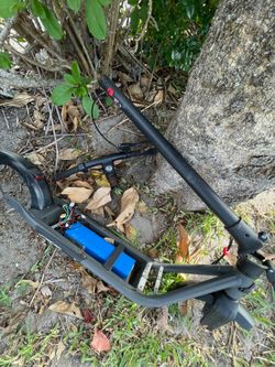 Electric scooter frame for parts