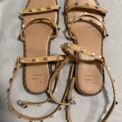 A New Day Women's Astrid Studded Strappy Sandals