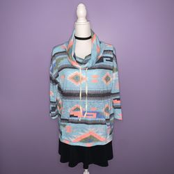 NEW Boutique Tribal Print Knit Top