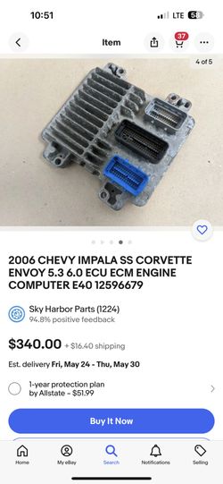 chevy ECU ECM E67 PCM tbss