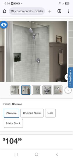 New Kohler Prone 3-in-1 Multifunction Shower Head with PowerSweep