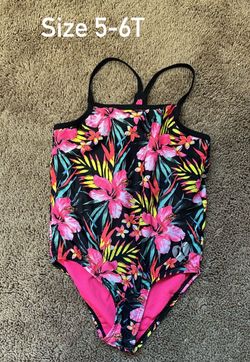 Hurley bathing suit for toddler girl size 5-6T