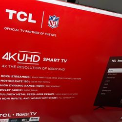 75in TCL 4kUHD In Box Never Opened
