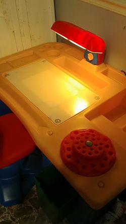 Little Tykes lighted desk with chair. I have 2 complete sets. 75.00 each or both for 120.00