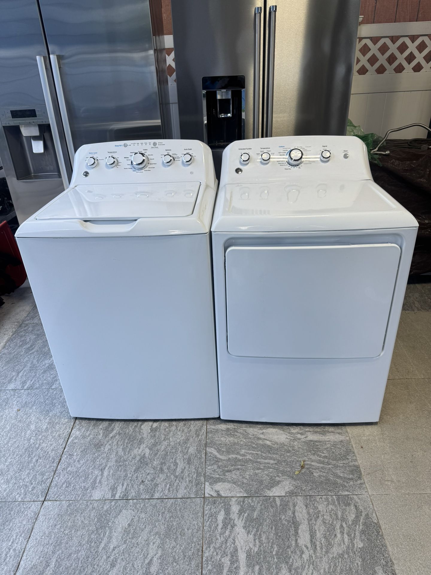 GE Washer And Electric Dryer Almost New Working Perfect Clean One Receipt For 90 Days Warranty