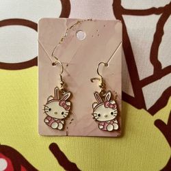 Hello Kitty Bunny earrings