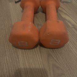 8 Pound Dumbbell Set 
