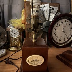 Vintage Nautical Boat Lamp Works- No Shade