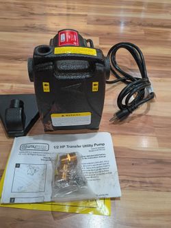 1/2 HP Transfer utility pump cast Iron