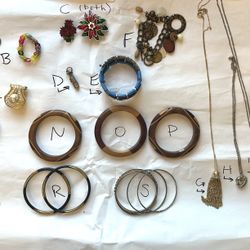 Bracelets, Necklaces, Charms, and Pendants — $1 each 