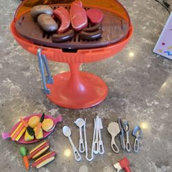 Vintage Barbie Barbeque Grill 