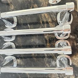 Set Of 4 Small Chrome Towel Bars Delta 