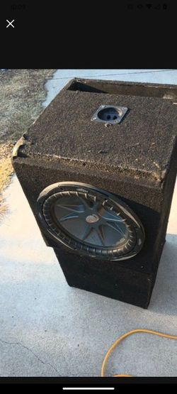 Kicker CVX 12 inch subwoofer