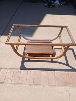 Mid-Century Kalp-Son Rattan Co. Coffee Table