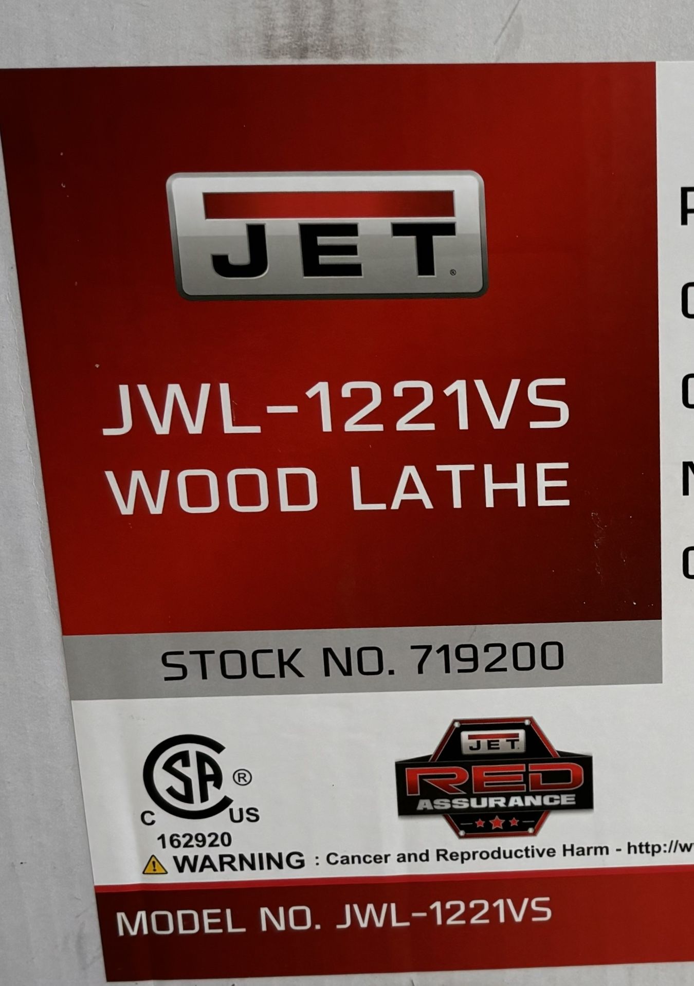 JET JWL1221VS wood Lathe for Sale in Centralia, WA OfferUp