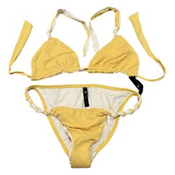 Rare Vix Paula Hermanny Yellow Bikini