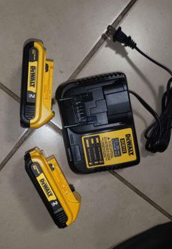 DEWALT 20v 2.0 batteries charger….