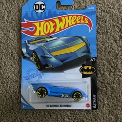 The Batman Batmobile Hot Wheels Blue