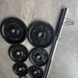 Olympic Weights Barbell Set