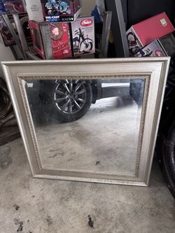 Large square mirror