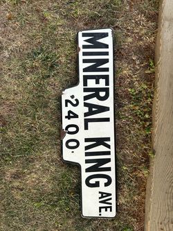 Old street sign