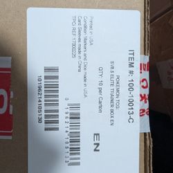 Pokemon Prismatic Evolutions Elite Trainer Box Case