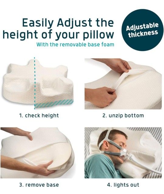 Memory Foam Pillow For Side Better Sleep
