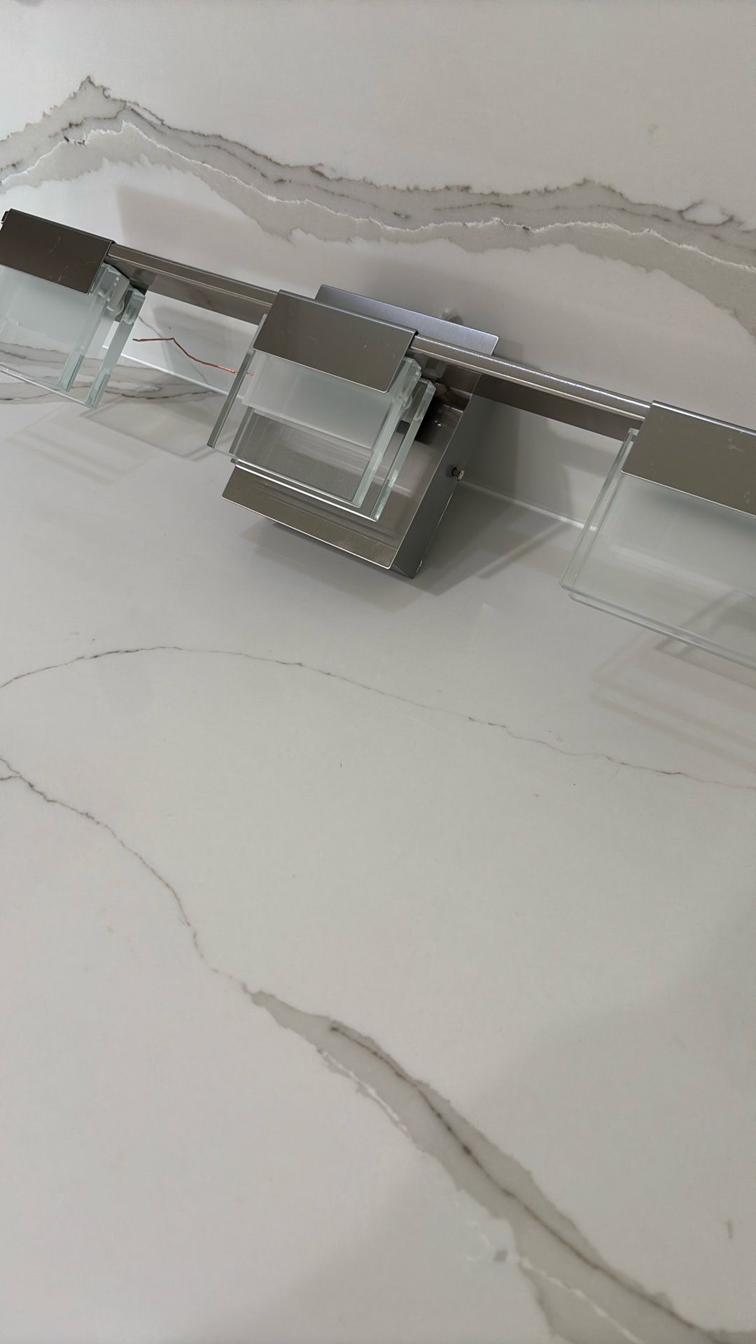 Silver Bathroom Lighting