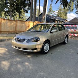 2007 Toyota corolla LE