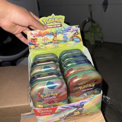 POKEMON TCG: Vibrant PALDEA MINI TIN Display (10 Units)