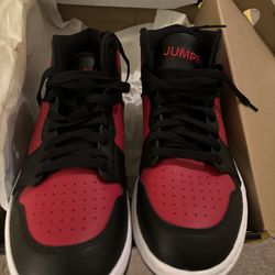Brand New Jordan Access 9.5 Blk/Red/White 