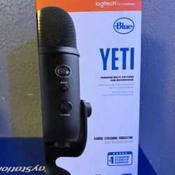 Logitech Blue Yeti Mic New