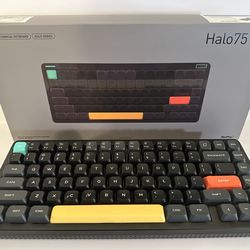 Nuphy Halo75 V2 Obsidian Black - Linear Raspberry