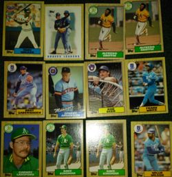 Baseball trading cards
