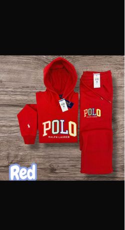 Ralph Lauren polo Red pullover jogging suits