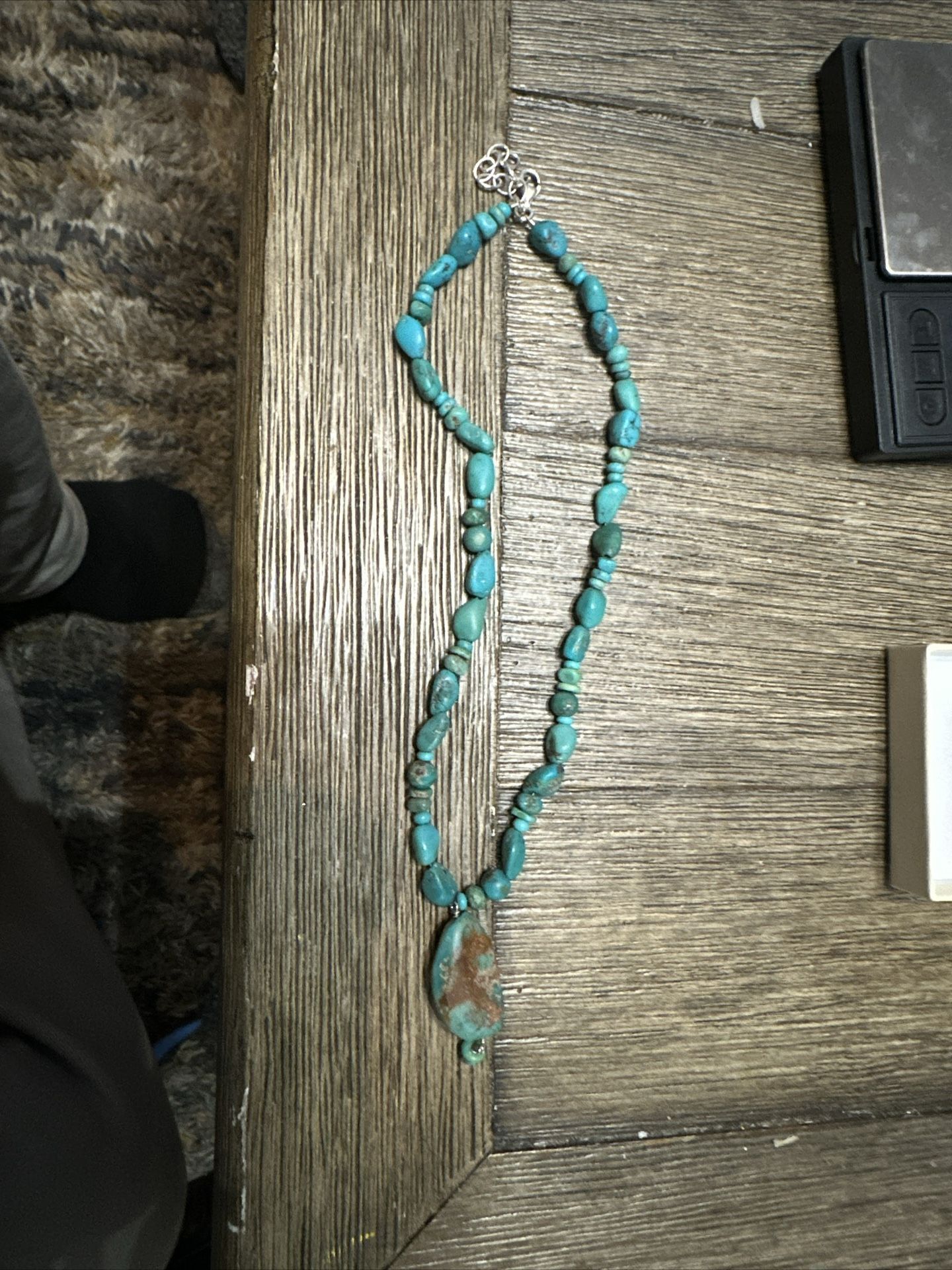 Turquoise Necklace And 925