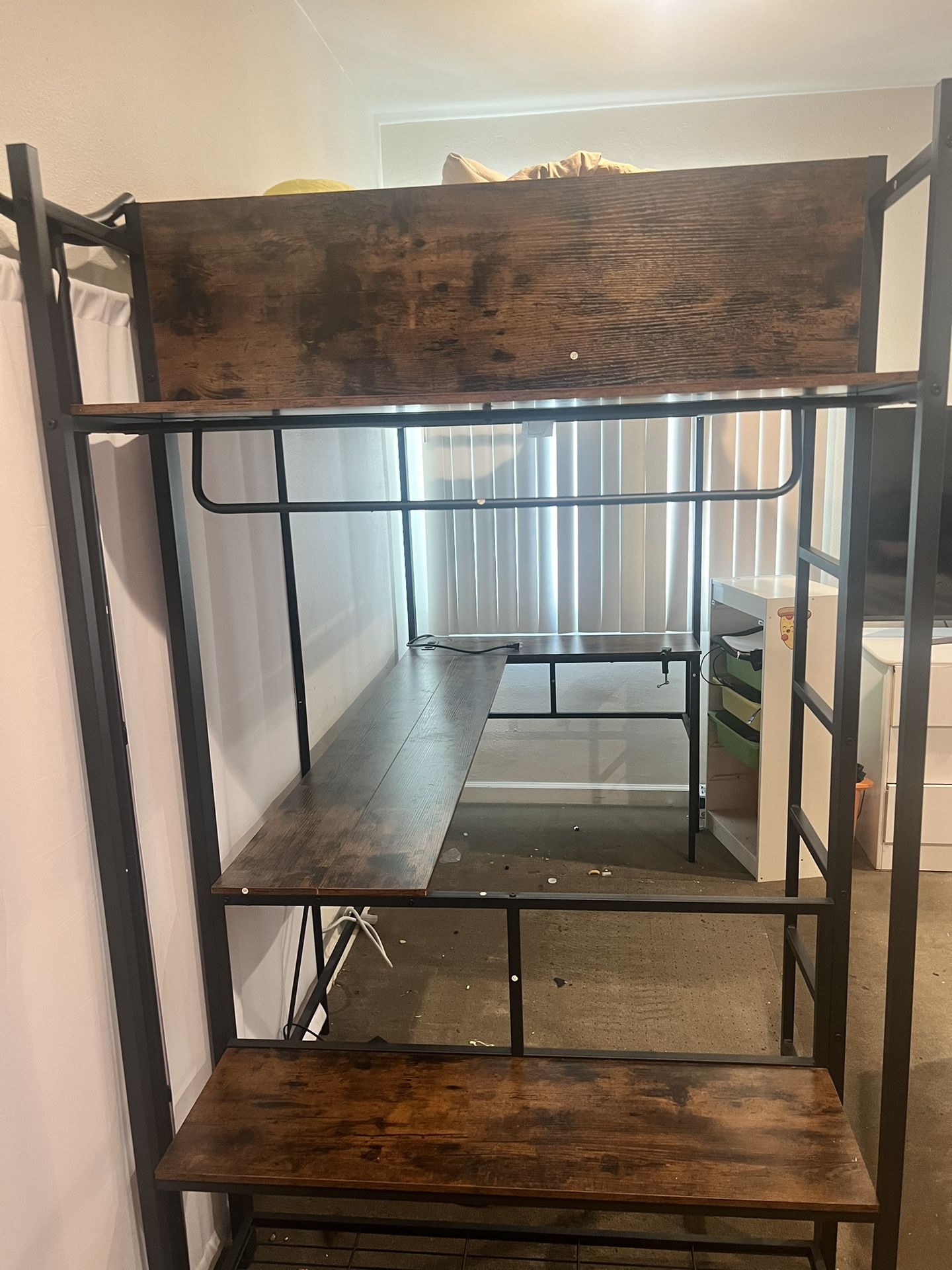 Loft Bed With Desk And Storage