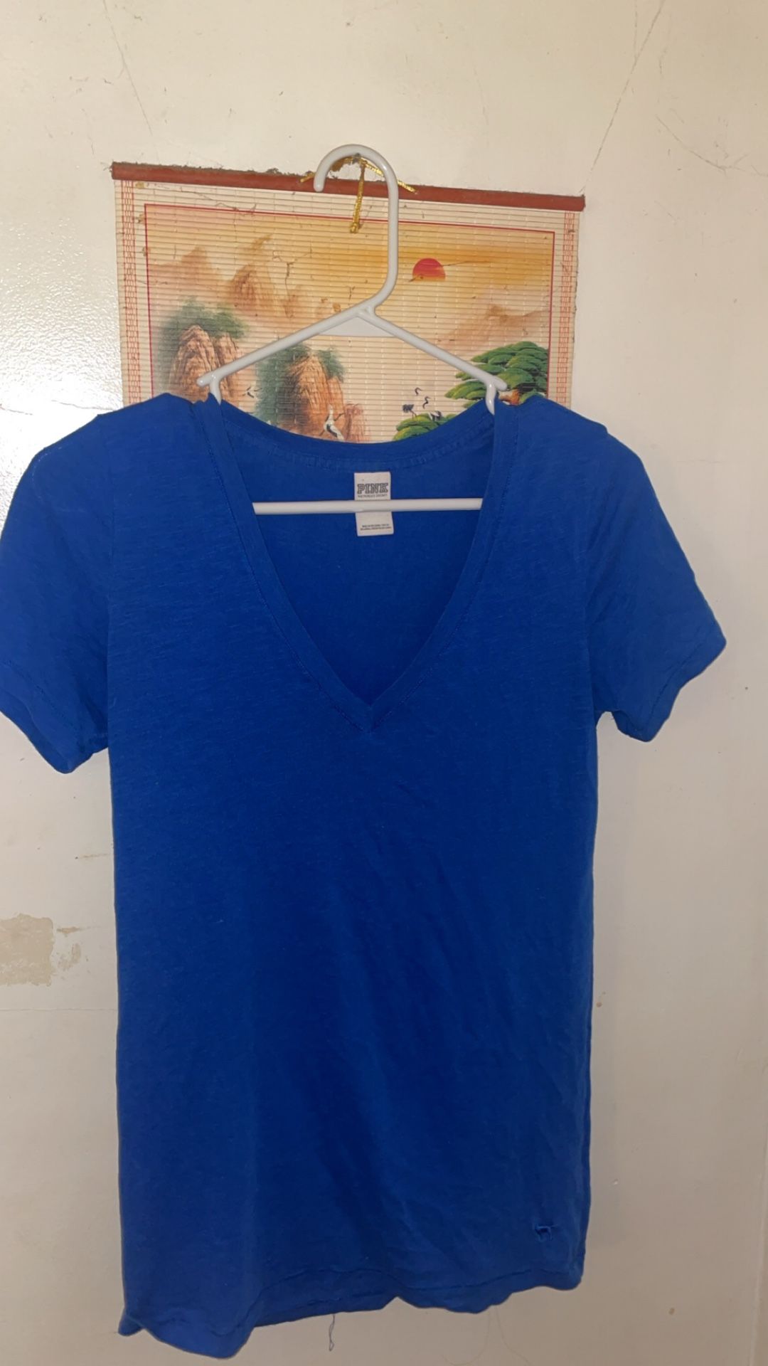 Blue V-Neck T-Shirt