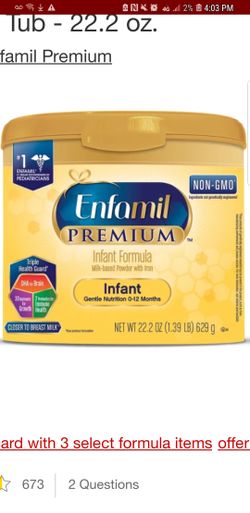 Infamil milk 6tubs