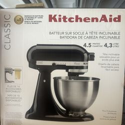 Kitchen Aid Mixer 4.5 Qt New Firm On Price