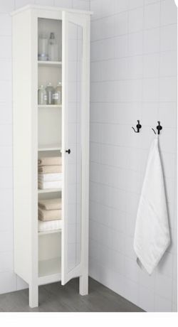 New! White Ikea Tall Cabinet
